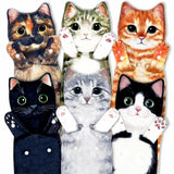 Maxbell Multipurpose Cat Funny Hand Towels Drying Hands Absorbent Soft Drying Towel A
