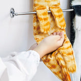 Maxbell Multipurpose Cat Funny Hand Towels Drying Hands Absorbent Soft Drying Towel A