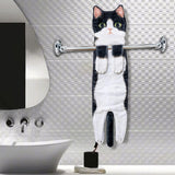 Maxbell Multipurpose Cat Funny Hand Towels Drying Hands Absorbent Soft Drying Towel C