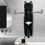 Maxbell Multipurpose Cat Funny Hand Towels Drying Hands Absorbent Soft Drying Towel F