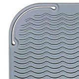 Maxbell Silicone Placemats Pot Holders Easy to Clean for Dining Table Baking gray