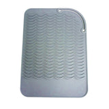 Maxbell Silicone Placemats Pot Holders Easy to Clean for Dining Table Baking gray