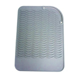 Maxbell Silicone Placemats Pot Holders Easy to Clean for Dining Table Baking gray