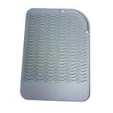 Maxbell Silicone Placemats Pot Holders Easy to Clean for Dining Table Baking gray