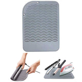 Maxbell Silicone Placemats Pot Holders Easy to Clean for Dining Table Baking gray