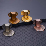 Maxbell Magnetic Door Stopper Door Stop Adjustable Height Bathroom Fitting Screw Gold