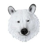 Maxbell Simulation Polar Bear Wall Hanging Animal Wall Decor Figurines Ornament Room