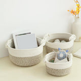 Maxbell 3Pcs Storage Basket Storage Bins Organization for Toys Clothes Bathroom