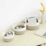 Maxbell 3Pcs Storage Basket Storage Bins Organization for Toys Clothes Bathroom