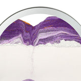 Maxbell Moving Sand Art Picture Night Light 3D Dynamic Display for Living Room Purple