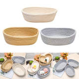 Maxbell Nordic Woven Storage Basket Cotton Rope for Clothes Living Room Bedroom Gray