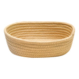 Maxbell Nordic Woven Storage Basket Cotton Rope for Clothes Living Room Bedroom Khaki