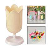 Maxbell Pen Holder Table Vase Photo Props Pencil Organizer Flowerpot Office Yellow