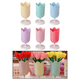 Maxbell Pen Holder Table Vase Photo Props Pencil Organizer Flowerpot Office Yellow