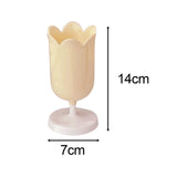 Maxbell Pen Holder Table Vase Photo Props Pencil Organizer Flowerpot Office Yellow