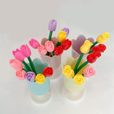 Maxbell Pen Holder Table Vase Photo Props Pencil Organizer Flowerpot Office Purple