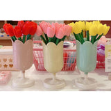 Maxbell Pen Holder Table Vase Photo Props Pencil Organizer Flowerpot Office Pink