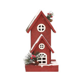 Maxbell Village House Christmas LED Lights Buildings Winter Snow Scene Landscape StyleA 16x13x30cm