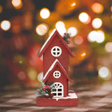 Maxbell Village House Christmas LED Lights Buildings Winter Snow Scene Landscape StyleA 16x13x30cm