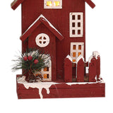 Maxbell Village House Christmas LED Lights Buildings Winter Snow Scene Landscape StyleC 19x12x29cm