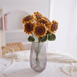 Maxbell Hand Woven Flower Birthday Gift Bouquet for Wedding Holiday Decoration
