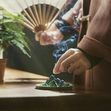 Maxbell Incense Holder Incense Stand Exquisite for Sticks Home Decor Yoga Room Green