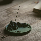 Maxbell Incense Holder Incense Stand Exquisite for Sticks Home Decor Yoga Room Green