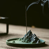 Maxbell Incense Holder Incense Stand Exquisite for Sticks Home Decor Yoga Room Green