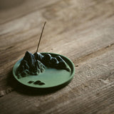 Maxbell Incense Holder Incense Stand Exquisite for Sticks Home Decor Yoga Room Green