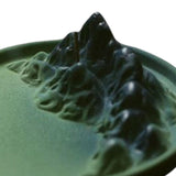 Maxbell Incense Holder Incense Stand Exquisite for Sticks Home Decor Yoga Room Green