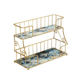 Maxbell Bathroom Organizer Rack Shower Caddy Shelf Makeup Storage Rack Coutertop Multicolor