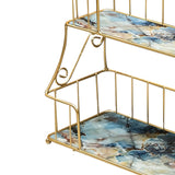 Maxbell Bathroom Organizer Rack Shower Caddy Shelf Makeup Storage Rack Coutertop Multicolor