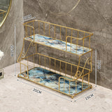 Maxbell Bathroom Organizer Rack Shower Caddy Shelf Makeup Storage Rack Coutertop Multicolor