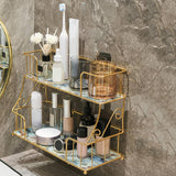 Maxbell Bathroom Organizer Rack Shower Caddy Shelf Makeup Storage Rack Coutertop Multicolor