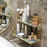 Maxbell Bathroom Organizer Rack Shower Caddy Shelf Makeup Storage Rack Coutertop Multicolor