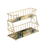 Maxbell Bathroom Organizer Rack Shower Caddy Shelf Makeup Storage Rack Coutertop River