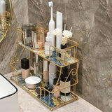 Maxbell Bathroom Organizer Rack Shower Caddy Shelf Makeup Storage Rack Coutertop River