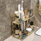 Maxbell Bathroom Organizer Rack Shower Caddy Shelf Makeup Storage Rack Coutertop River