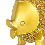 Maxbell Decorative Resin Goldfish Figurine Statue Decoration Gift ,19x34cm