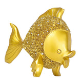 Maxbell Decorative Resin Goldfish Figurine Statue Decoration Gift ,19x34cm