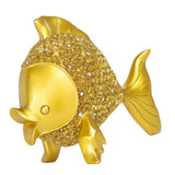 Maxbell Decorative Resin Goldfish Figurine Statue Decoration Gift ,19x34cm