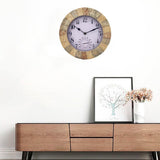 Maxbell Outdoor Hanging Clock Waterproof Temperature Display for Living Room