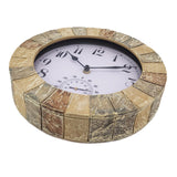 Maxbell Outdoor Hanging Clock Waterproof Temperature Display for Living Room