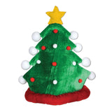 Maxbell Christmas Tree Hat Photo Props Adults Xmas Headgear for Masquerade Holiday Green