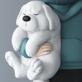 Maxbell Statue Storage Tray Figurine Sculpture Decor for Home TV Cabinet Restaurant Blue