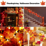 Maxbell Fall Decoration Easy Installation String Lights for Autumn Harvest Shops 3m Battery