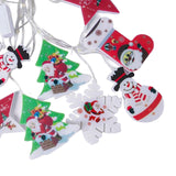 Maxbell Christmas String Lights Fairy Curtain Lights Waterproof for New Year Outdoor Warm White