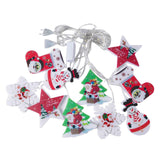 Maxbell Christmas String Lights Fairy Curtain Lights Waterproof for New Year Outdoor Warm White