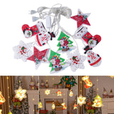 Maxbell Christmas String Lights Fairy Curtain Lights Waterproof for New Year Outdoor Warm White