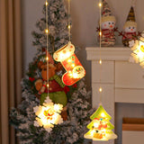 Maxbell Christmas String Lights Fairy Curtain Lights Waterproof for New Year Outdoor Colorful